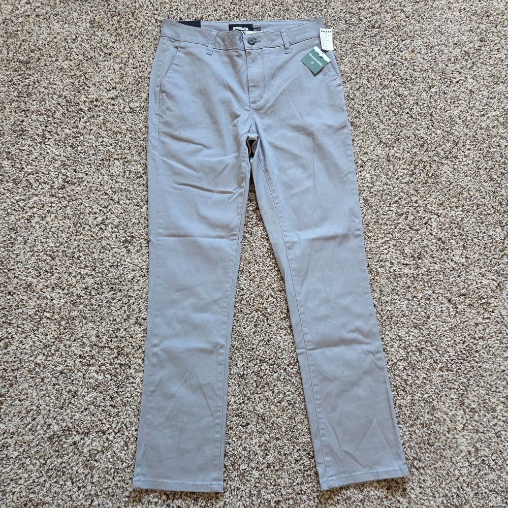 RSQ Slim Straight Chino Pants Mens Size: 29x32 Gray Casual Skate Streetwear NWT‎